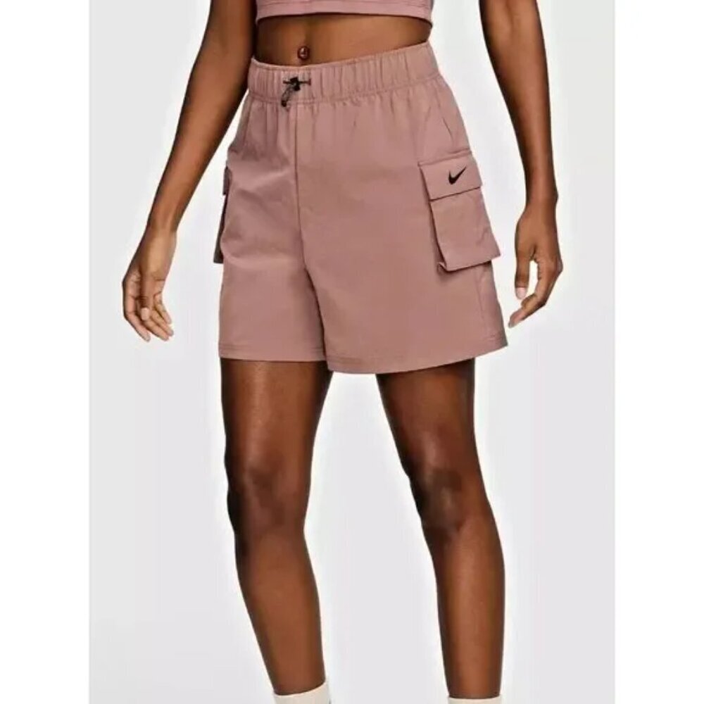 NWT Nike Women's Woven Mauve High-Rise Shorts